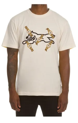 Ice Cream "I'm Watching" SS Antique White Tee (441-8204)