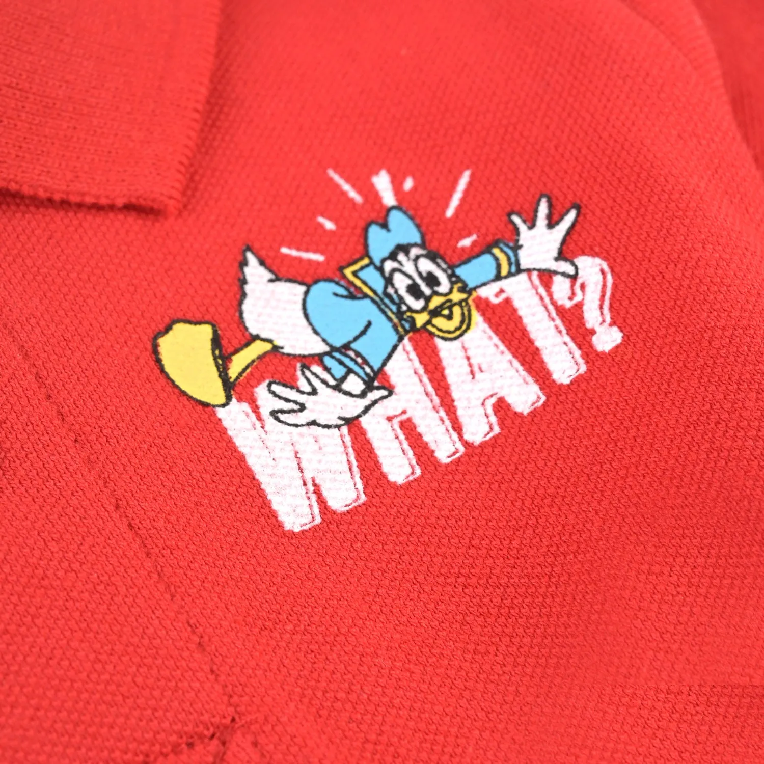 Infant Boys Cotton PK Polo What-HR.Red