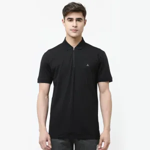 Infinia Men Zipper Polo Tshirt