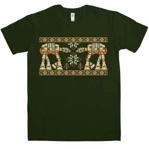 Knitted Jumper Style Snow Walkers T-Shirt
