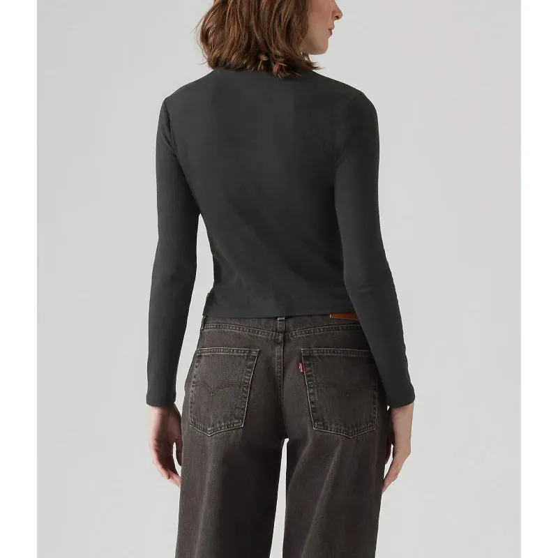 Levi's Effortless Long Sleeve Top - CAVIAR