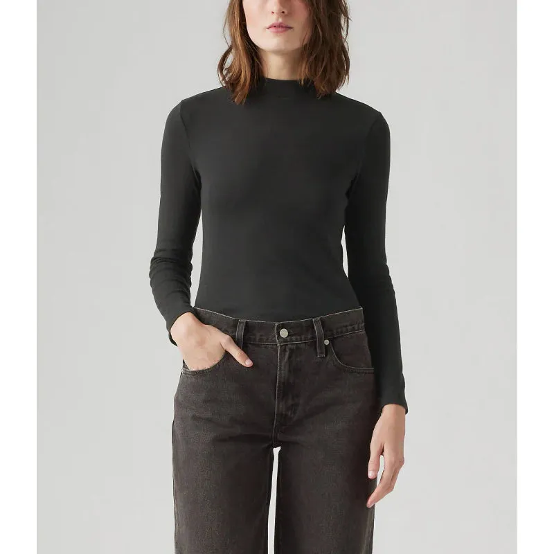 Levi's Effortless Long Sleeve Top - CAVIAR