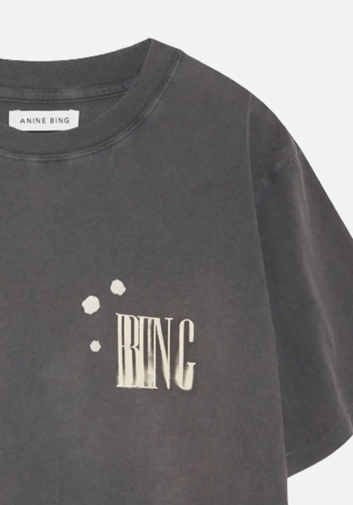 LILI TEE BING BLEACHED FADED BLACK