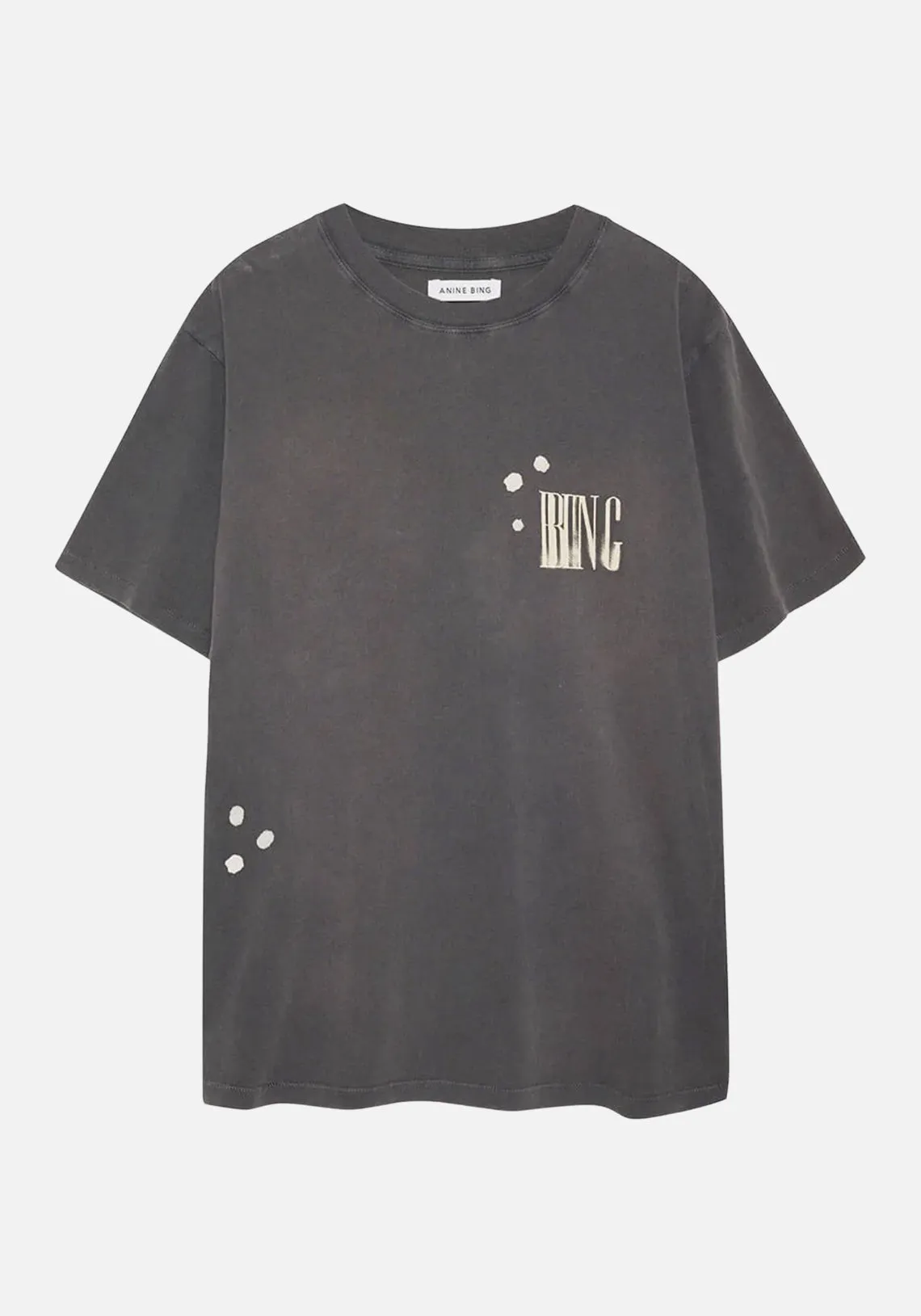 LILI TEE BING BLEACHED FADED BLACK