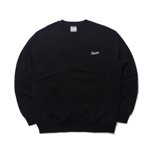 LOGO EMBROIDERY CREWNECK BLACK