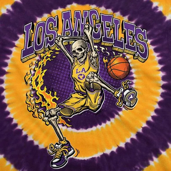 Los Angeles Slam Dunk T-Shirt Multi Tie Dye