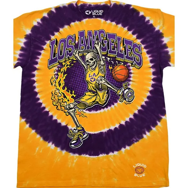Los Angeles Slam Dunk T-Shirt Multi Tie Dye