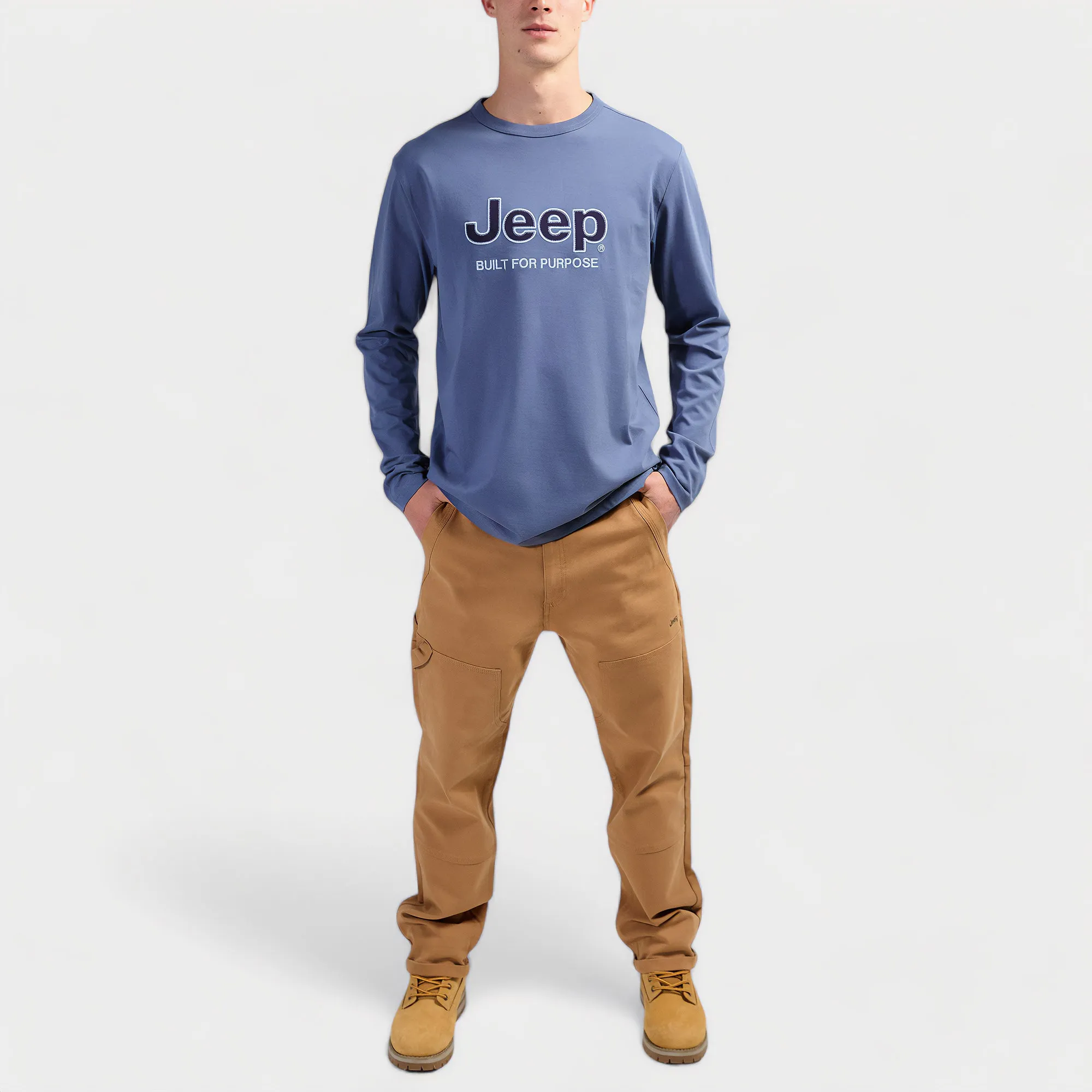 L/S Logo Applique T-Shirt