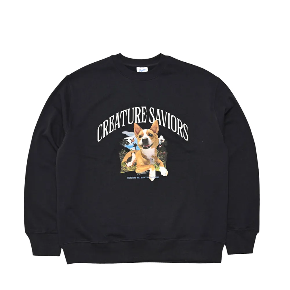 LUCKY JUNGLE CREWNECK NAVY