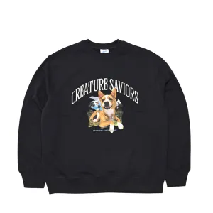 LUCKY JUNGLE CREWNECK NAVY