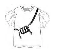 MARC JACOBS SNAPSHOT GARPHIC TEE WITH RUFFLE TEE
