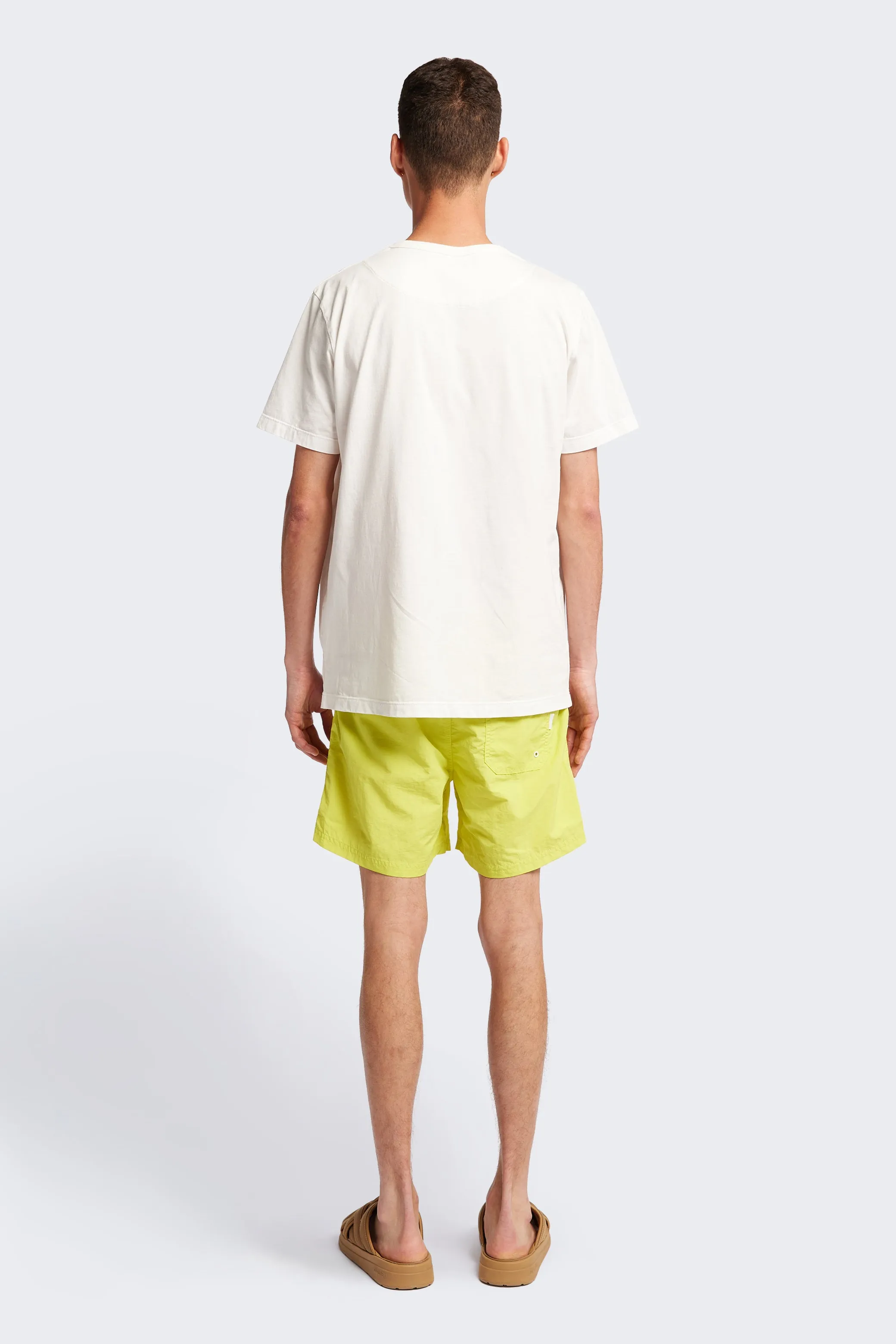 Mens Bacino Print Tee White/Green