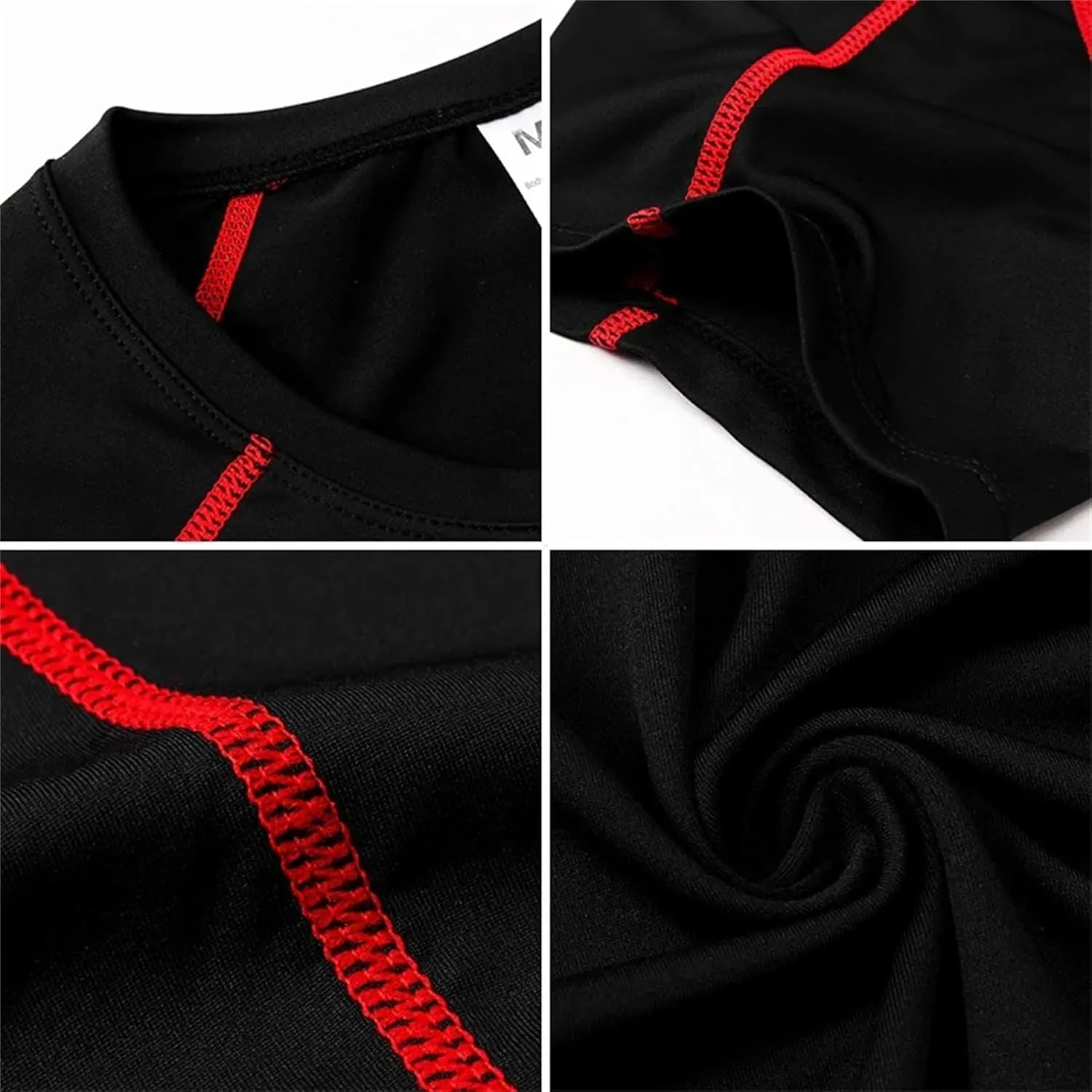 Men's Bodybuilding T - Shirt Slim Quick Dry Compression Shirt Short Sleeve Running Baselayer Top