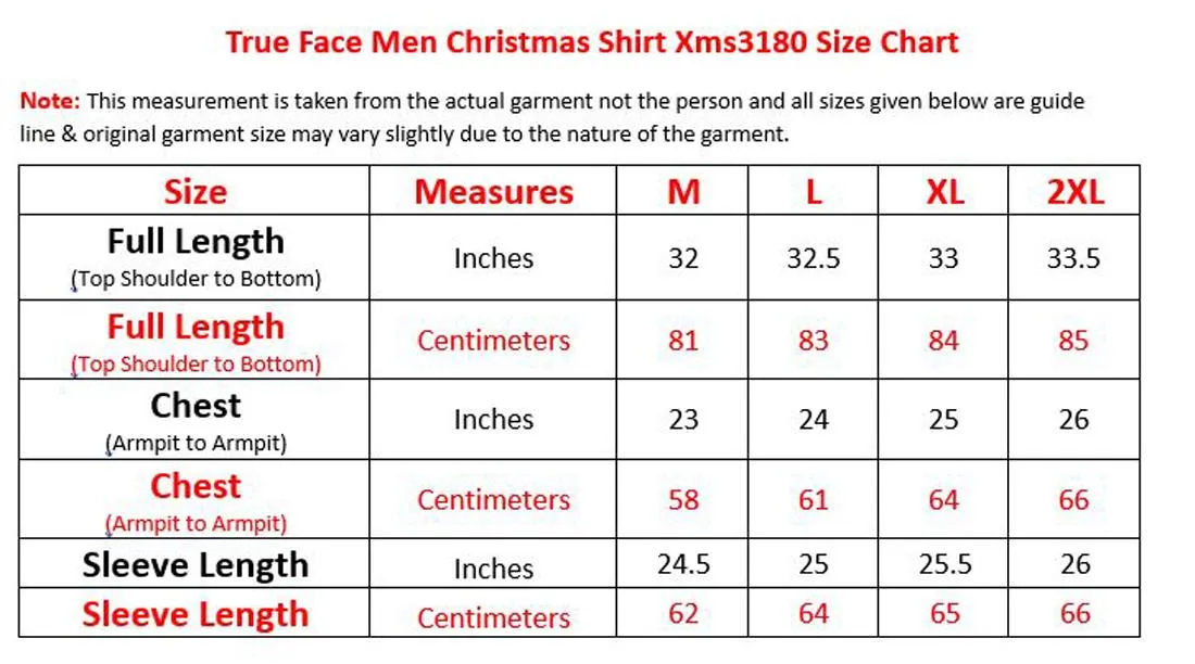 Mens Long Sleeve XMAS Shirts