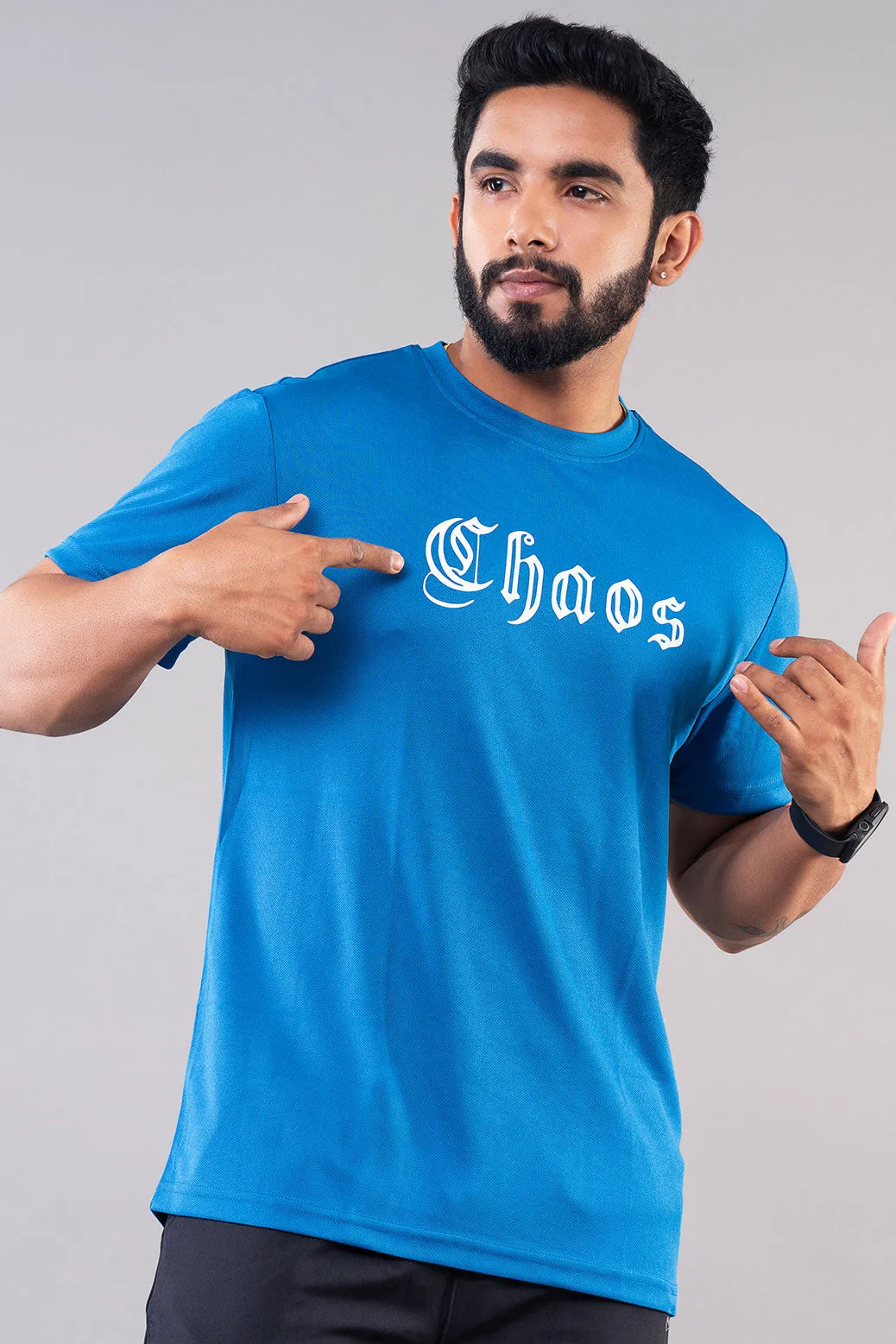MINIMAL BUZZ CHAOS GRAPHIC T-SHIRTS - FIROZI (D)