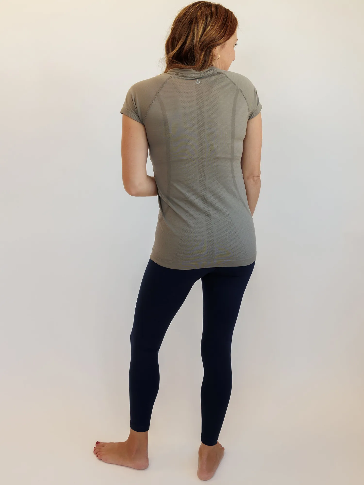 Moon Dust "Evie" Quick Dry Fitted Active Short Sleeve Tee