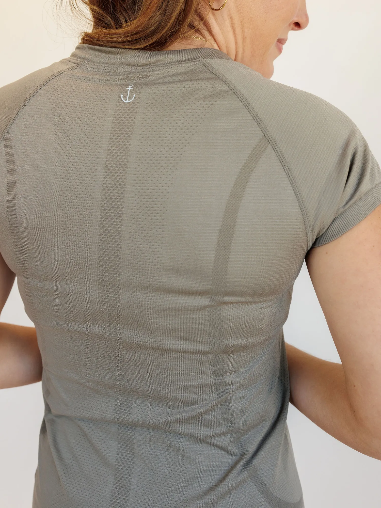 Moon Dust "Evie" Quick Dry Fitted Active Short Sleeve Tee