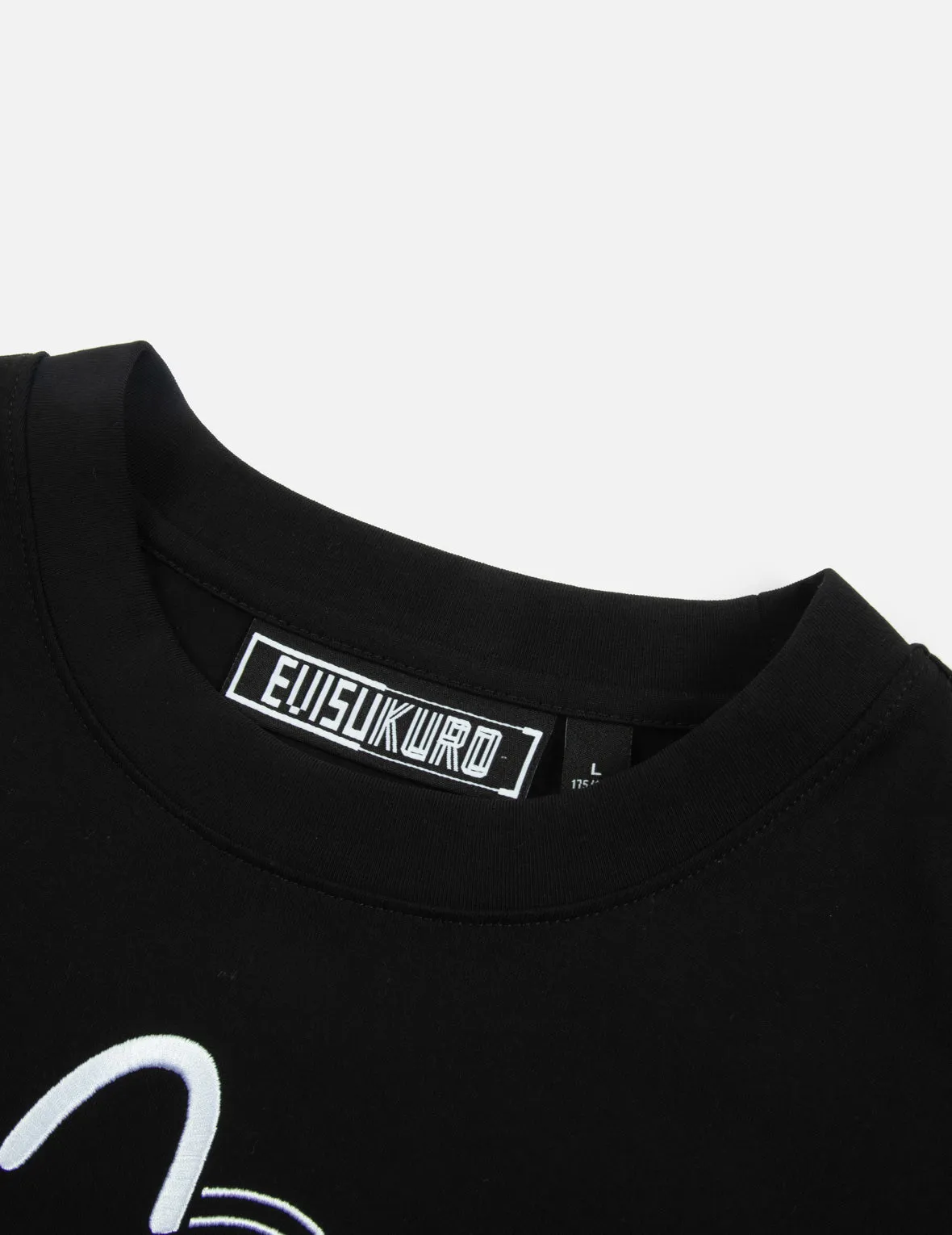Multi Logo and Slogan Embroideries T-Shirt