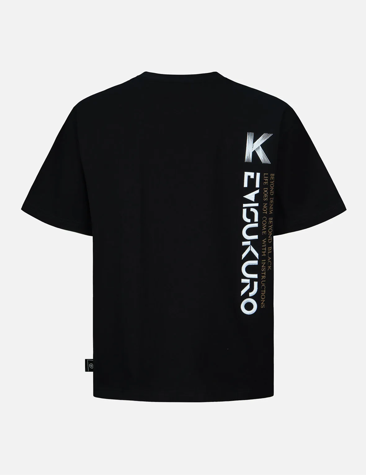 Multi Logo and Slogan Embroideries T-Shirt
