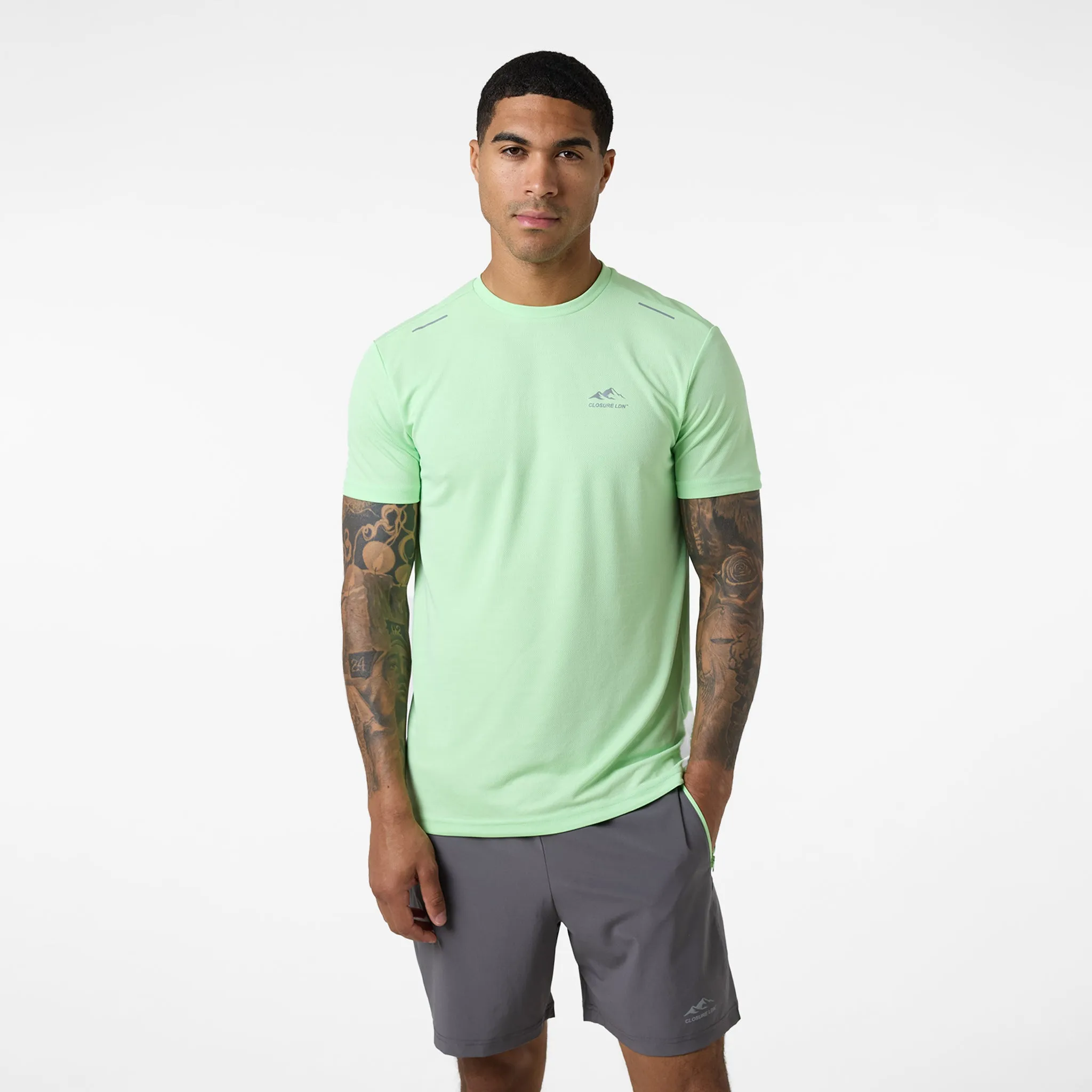 Multipack Training Twinset | Dusty Blue Lime