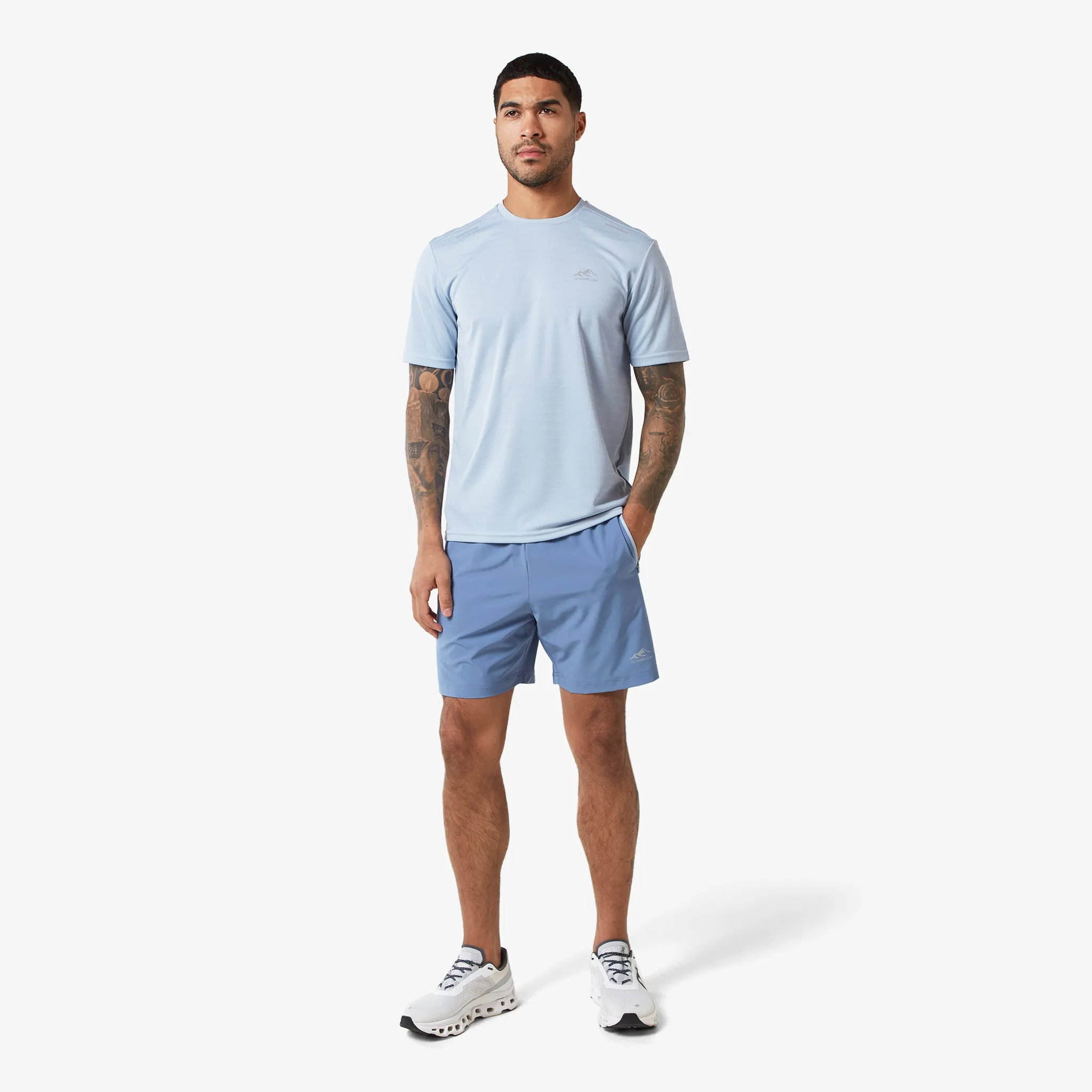 Multipack Training Twinset | Dusty Blue Lime