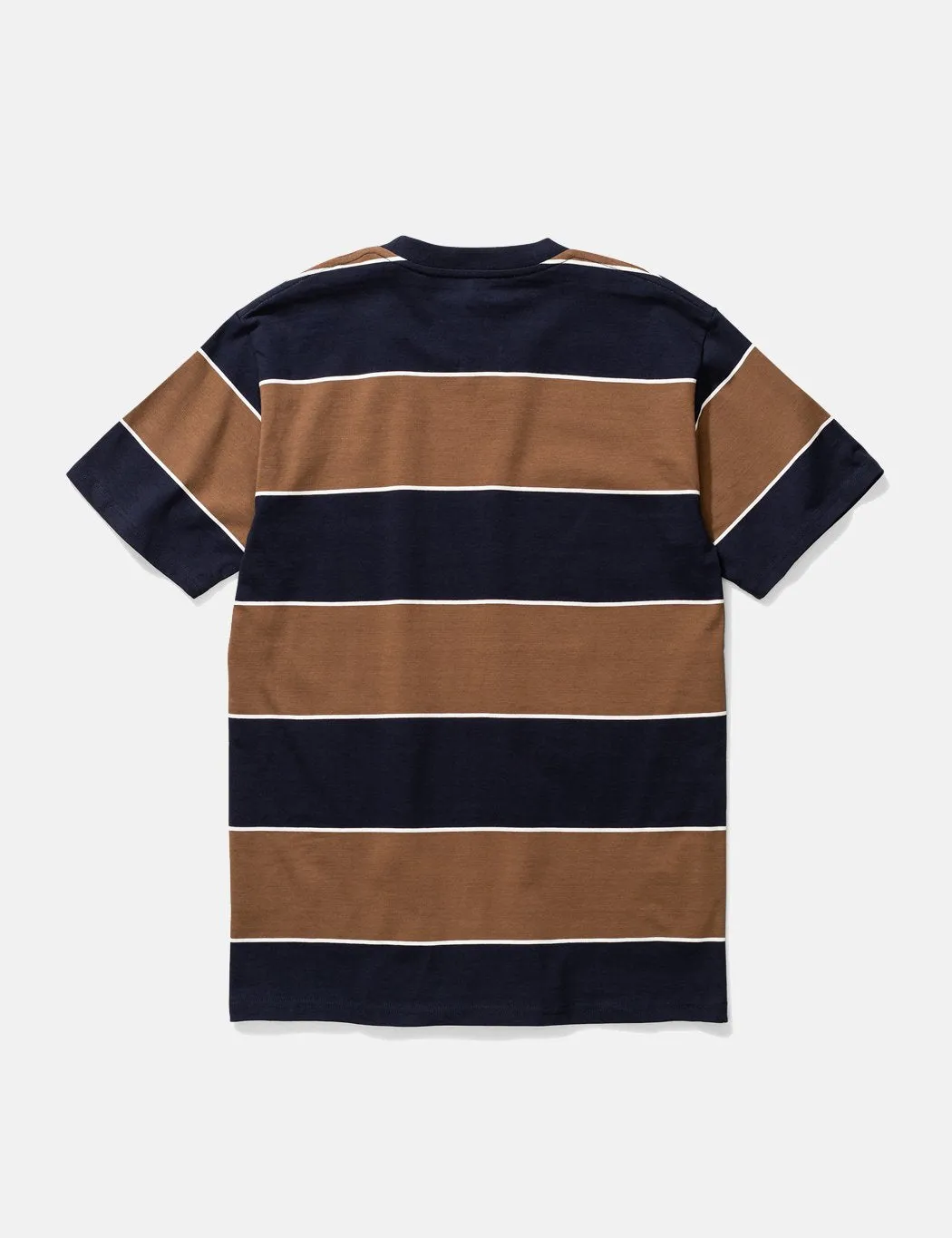 Norse Projects Johannes 3 Stripe T-Shirt - Russet