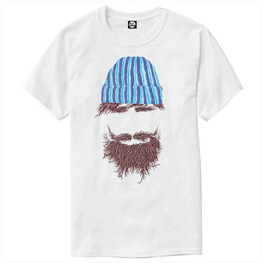 Nutcase Designer Round Neck Men's T-Shirt Wrinkle-Free Poly Cotton Tees - Hipster