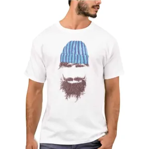 Nutcase Designer Round Neck Men's T-Shirt Wrinkle-Free Poly Cotton Tees - Hipster