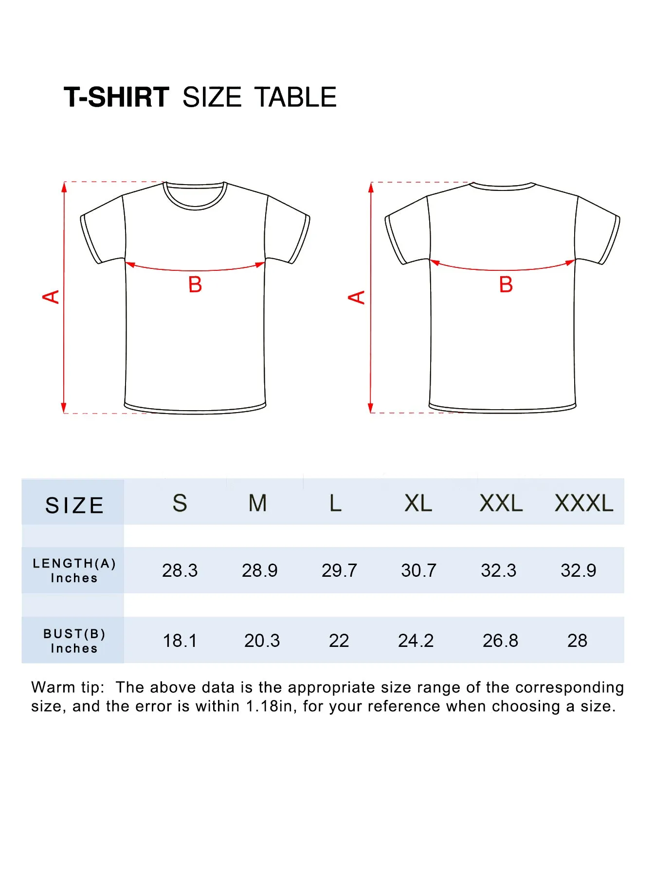 Personalized pattern   text customized chest printed men's T-shirt