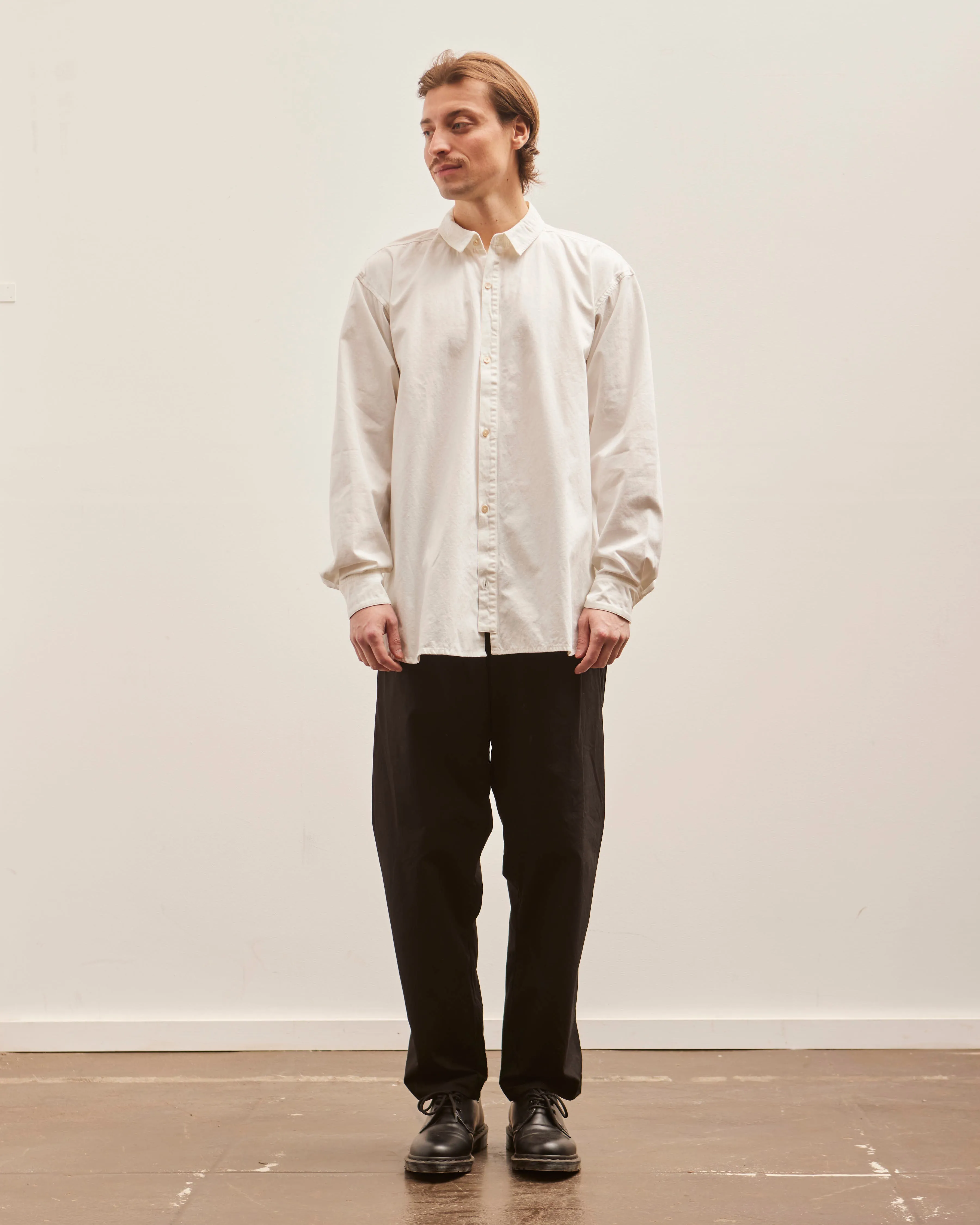 Postalco Unisex Free Arm Shirt 01 Weather Cloth, Off-White