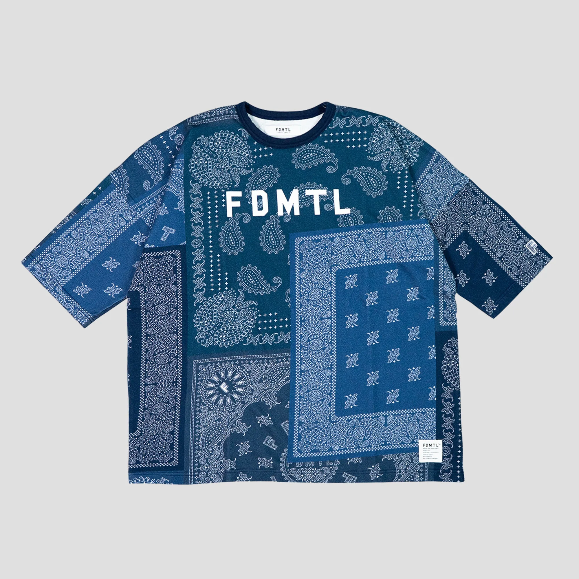 PRINTED PATCHWOTK SWEAT TEE
