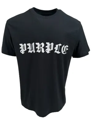 Purple Brand P104-JGBB Textured Jersey Tee Black