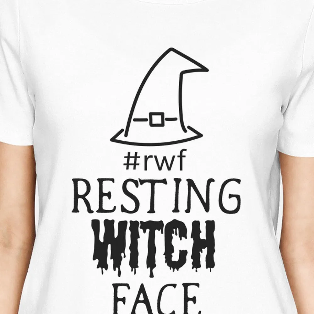 Rwf Resting Witch Face Womens White Shirt