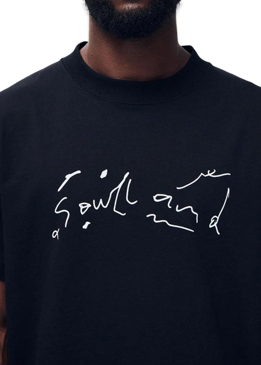 Scribble Logo T-shirt - Black