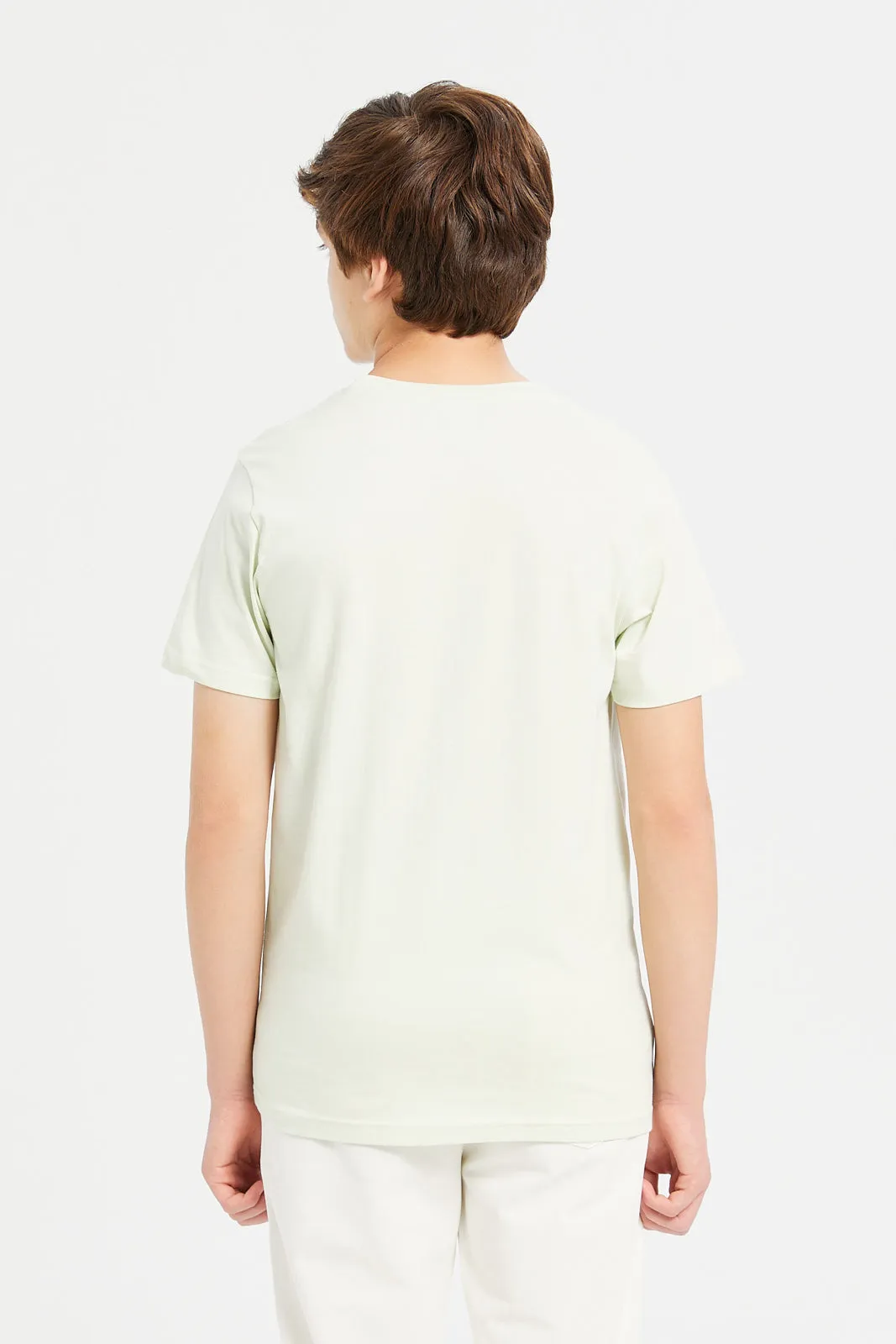 Senior Boys Mint Short Sleeve T-Shirt