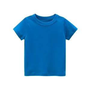 SIMPLE COLOR PLAIN T-SHIRT