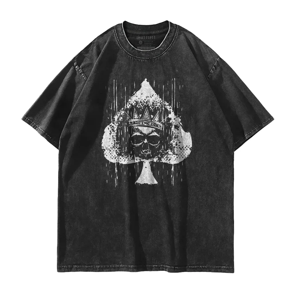 Spades Skull Washed T-Shirt