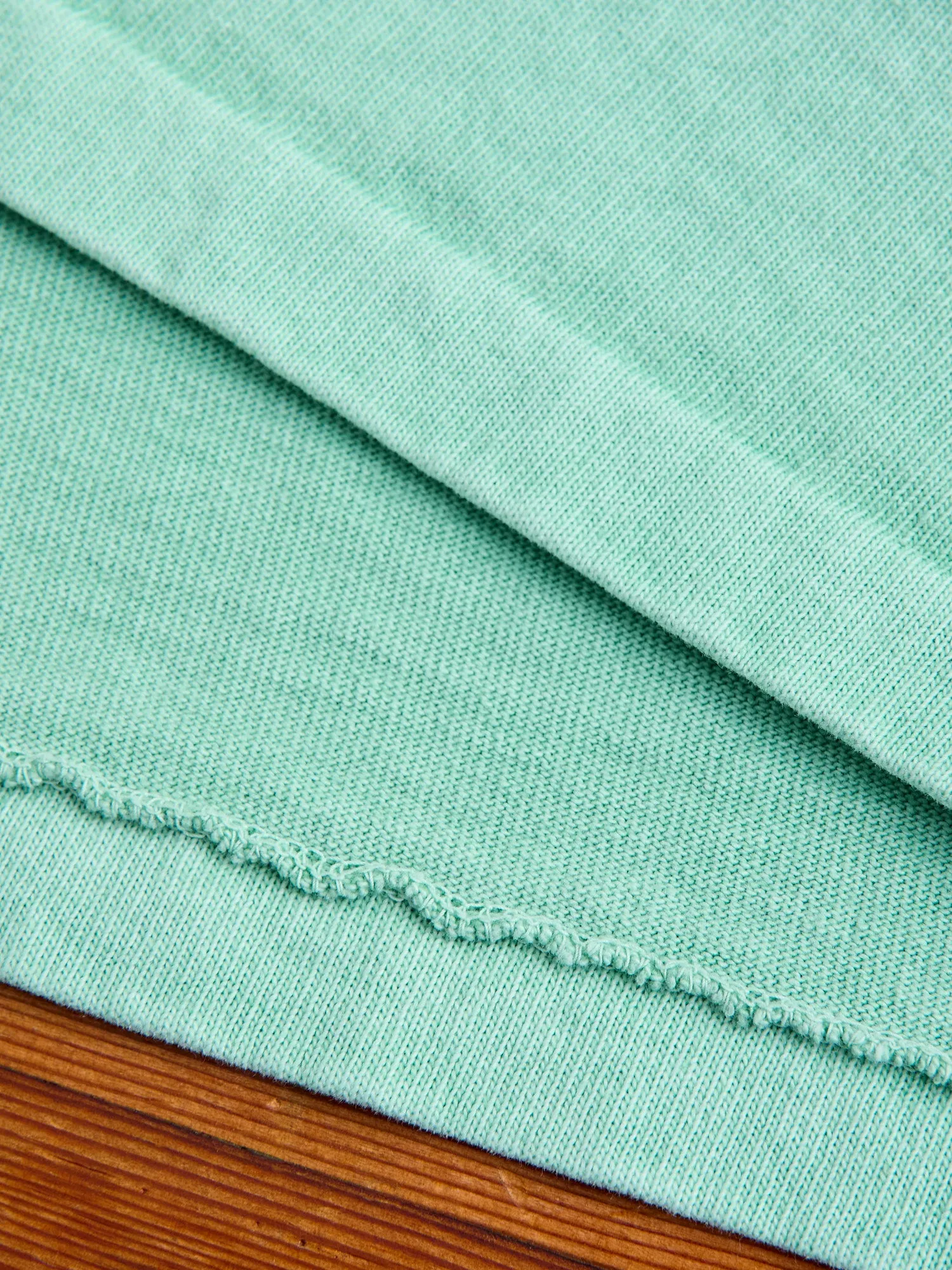 Stand Wheeler Pigment-Dyed T-Shirt in Turquoise