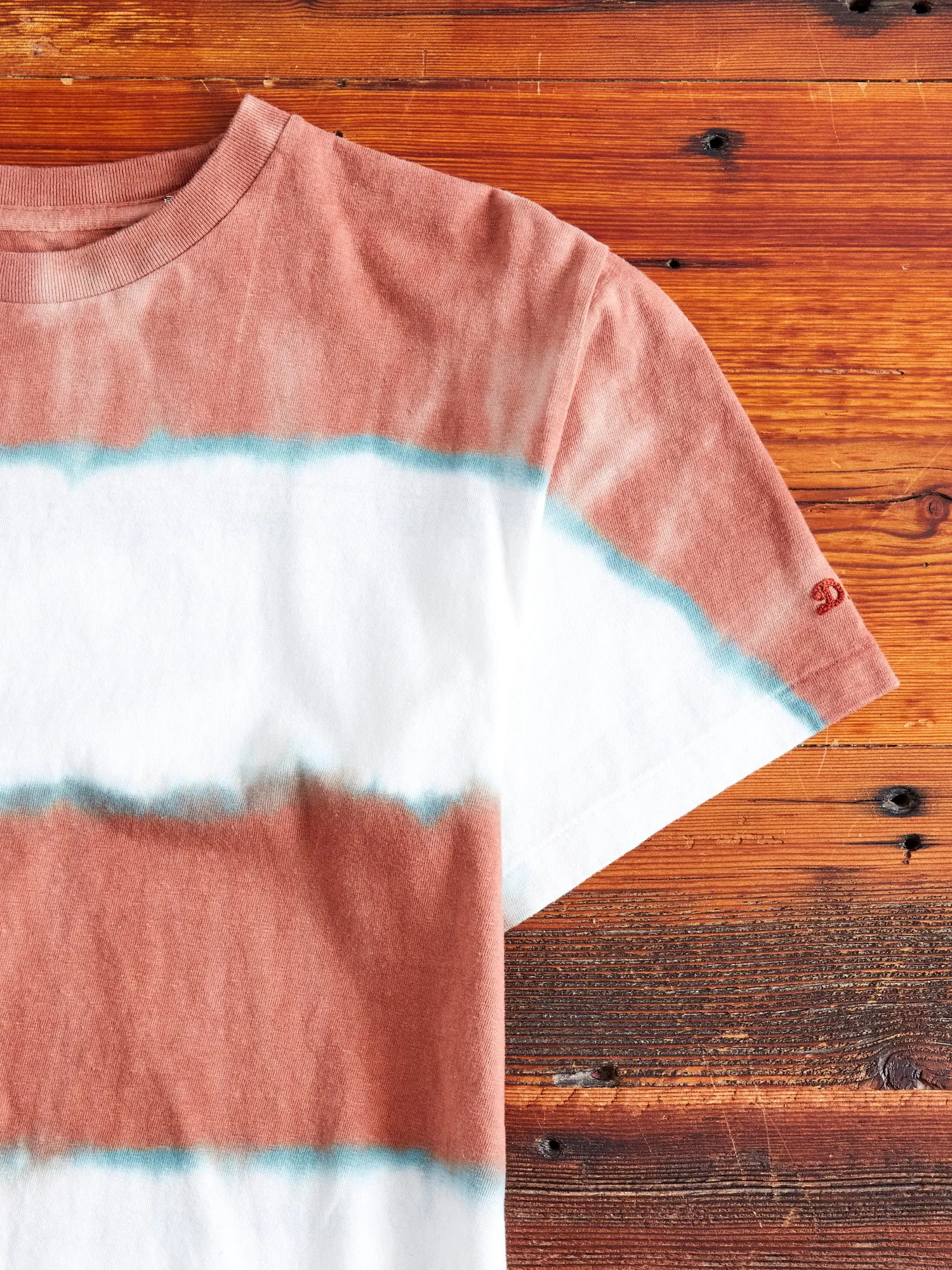 Stand Wheeler Tie-Dye T-Shirt in Brown