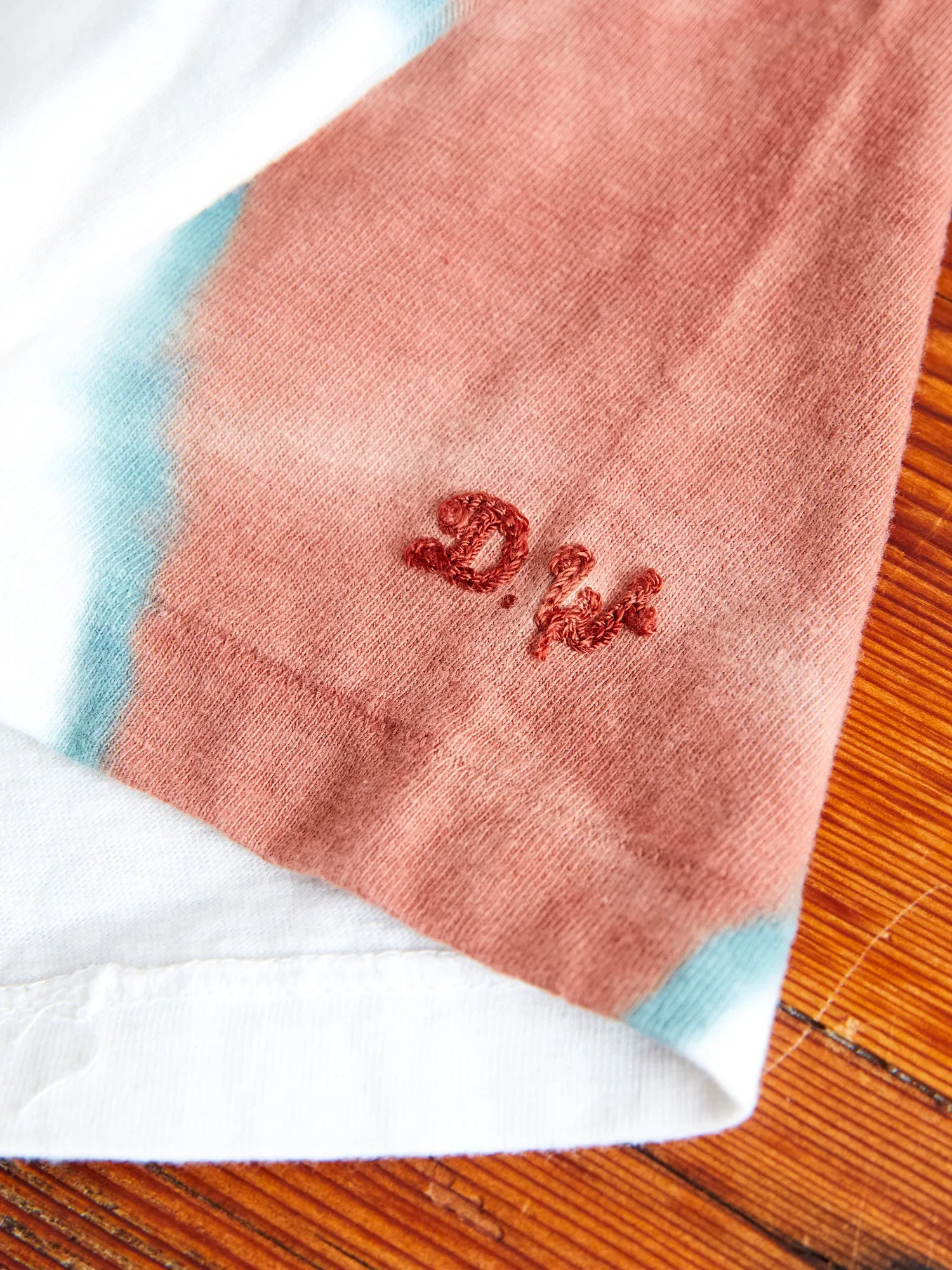 Stand Wheeler Tie-Dye T-Shirt in Brown