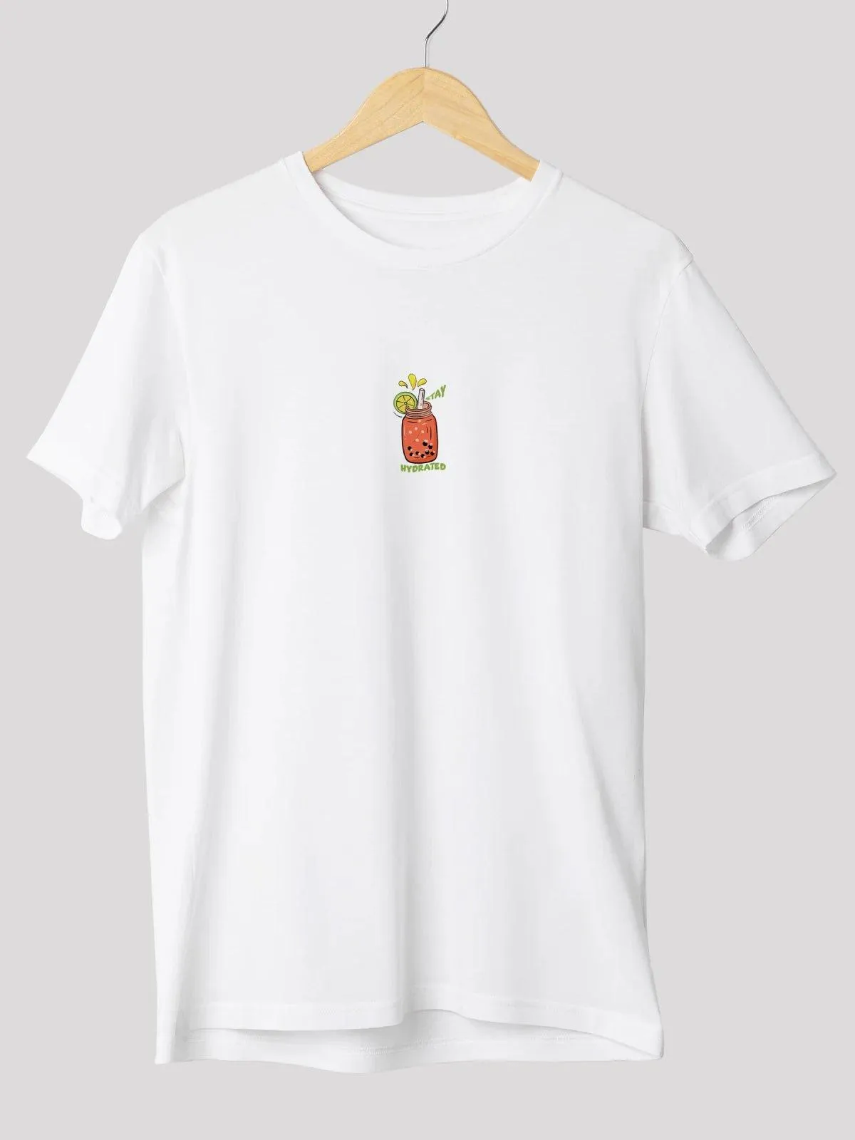 Stay Hydrated White Unisex T-Shirt