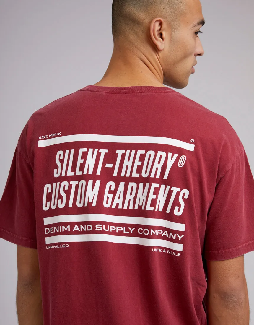 Studio Tee Burgundy