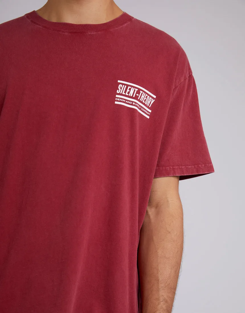 Studio Tee Burgundy