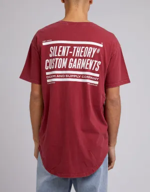 Studio Tee Burgundy