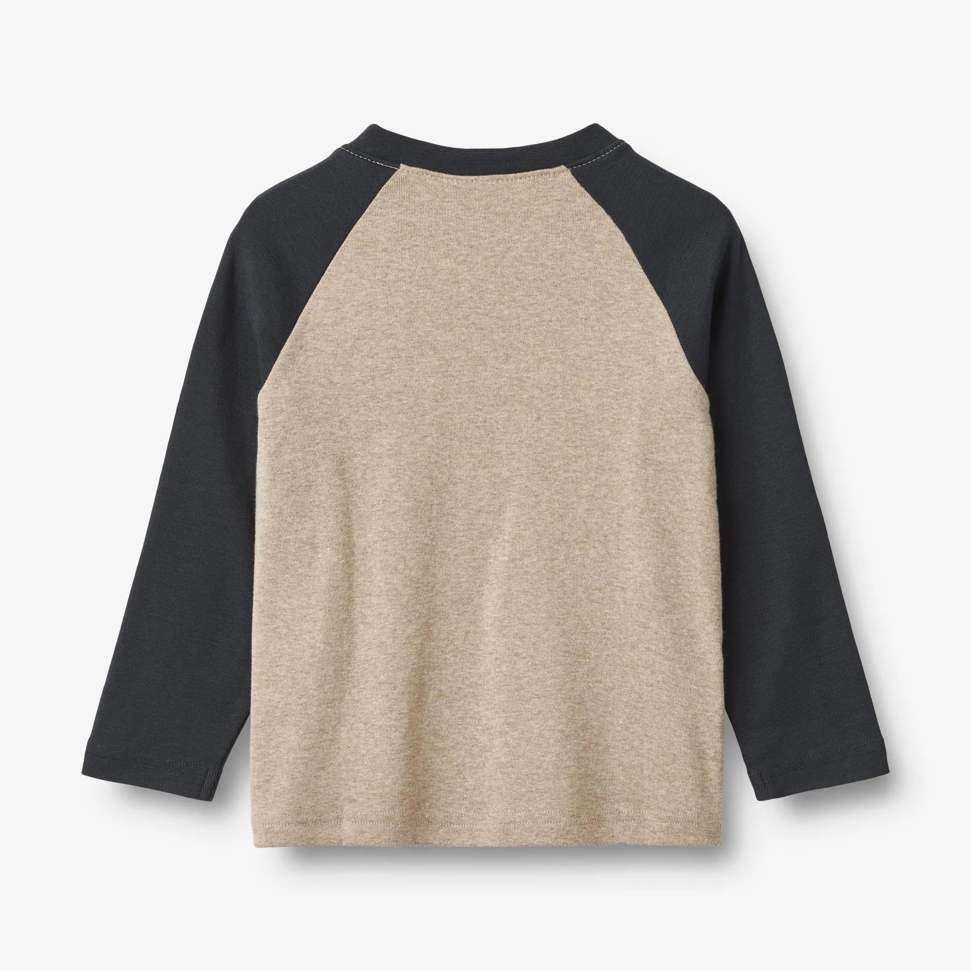 T-Shirt L/S Rolf - gravel melange