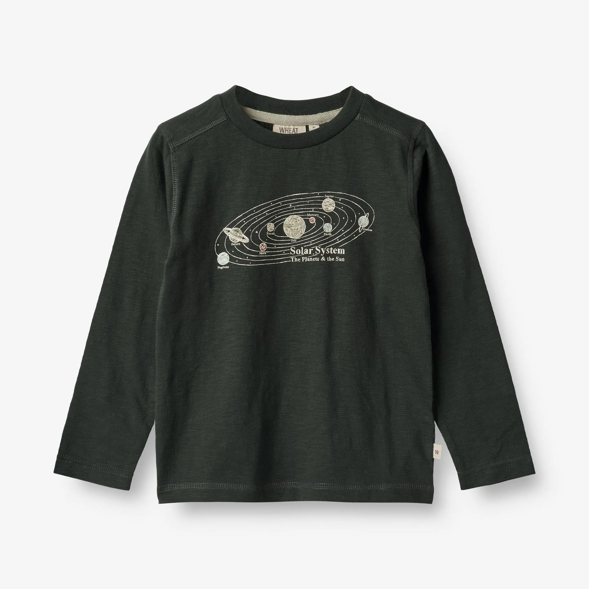 T-Shirt Solar System - black coal