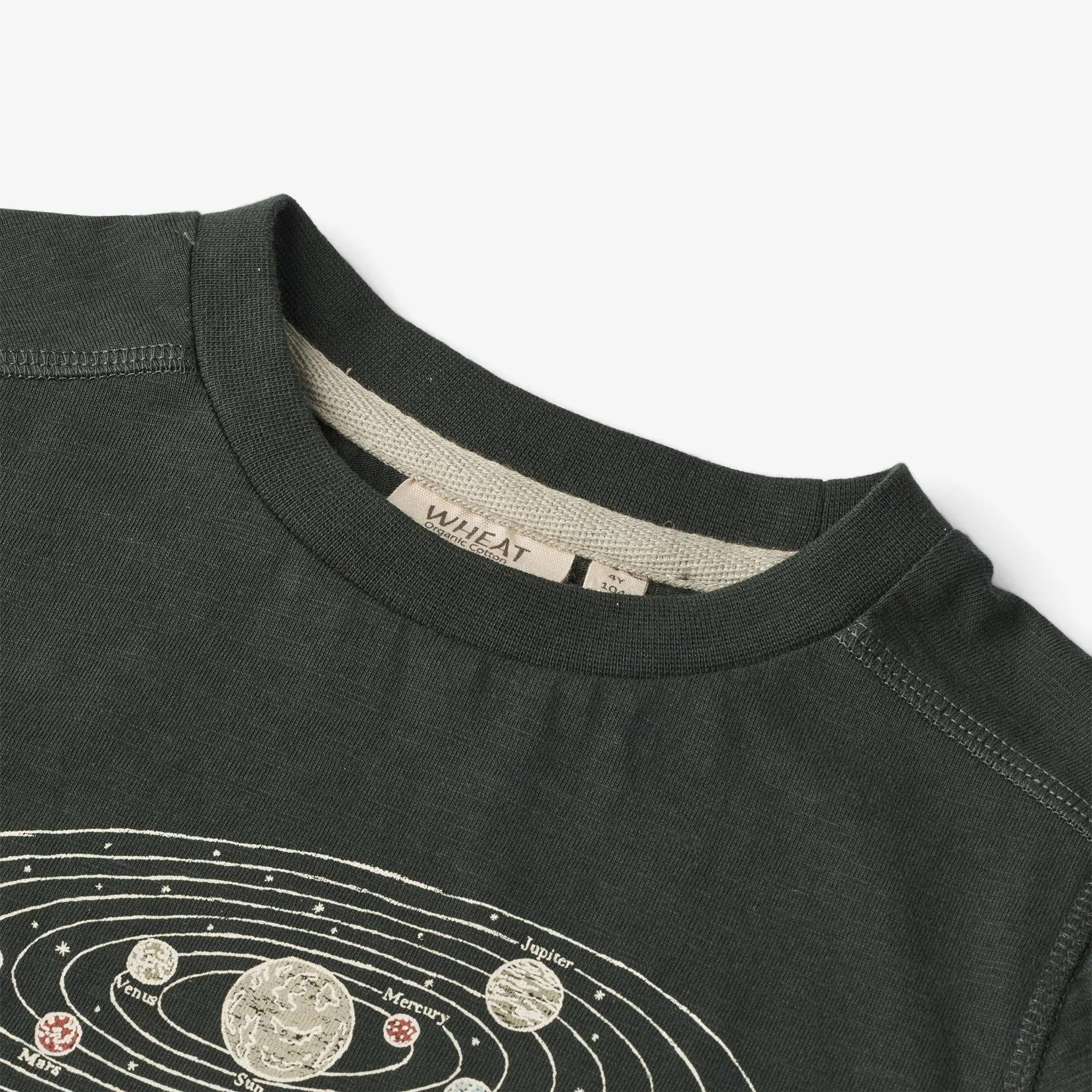 T-Shirt Solar System - black coal