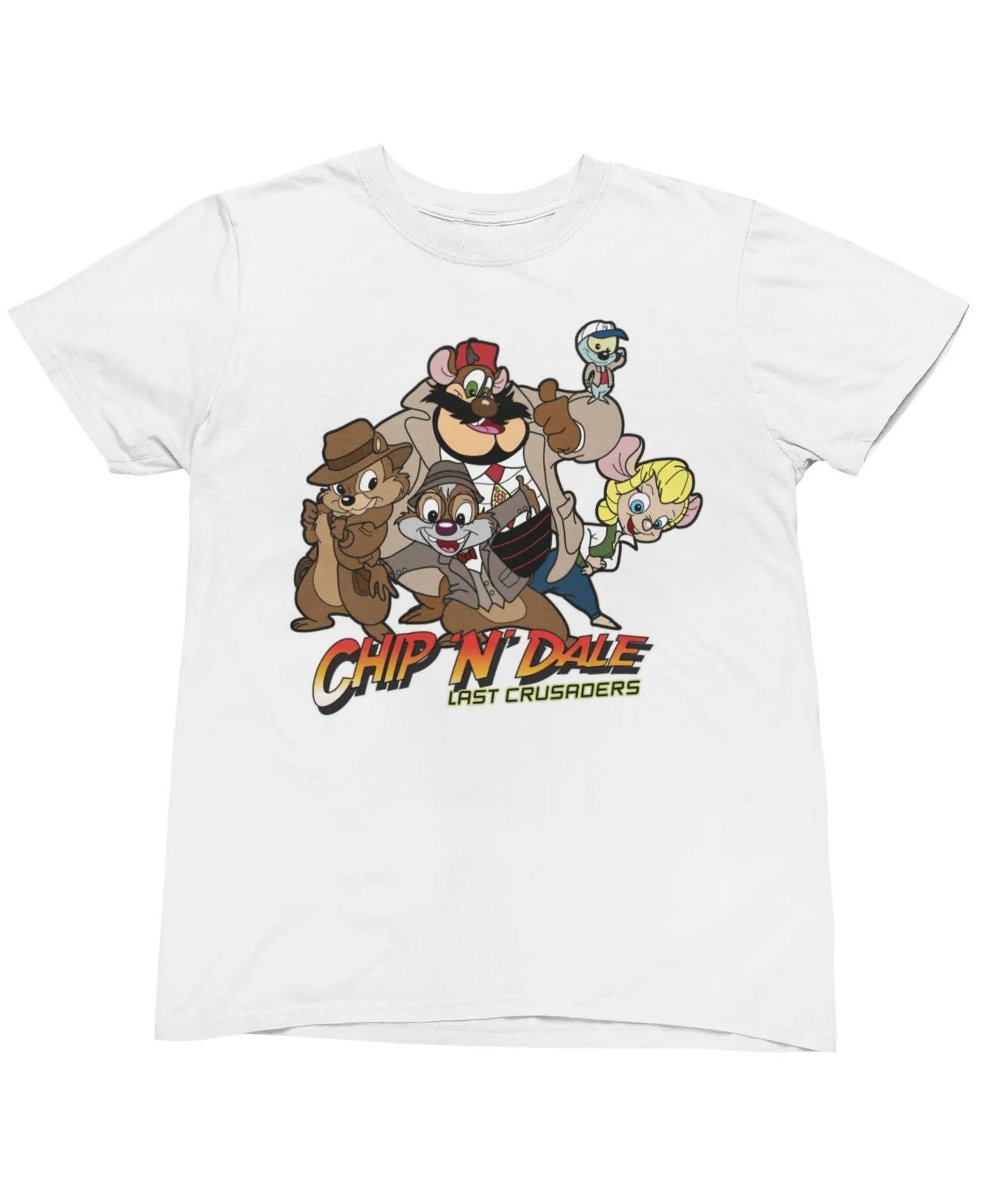 Top Notchy Chip N Dale Last Crusaders T-Shirt