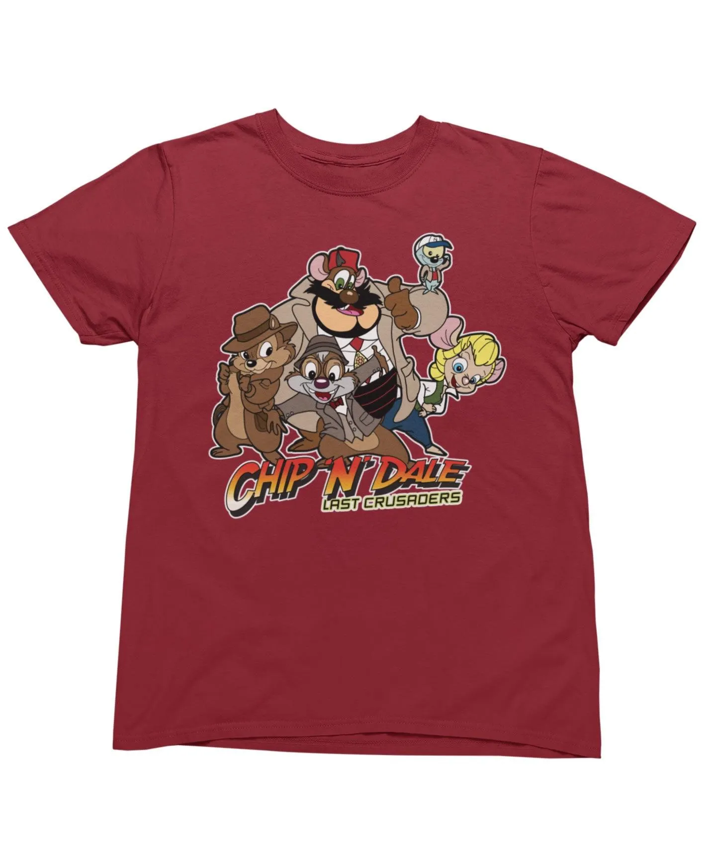 Top Notchy Chip N Dale Last Crusaders T-Shirt
