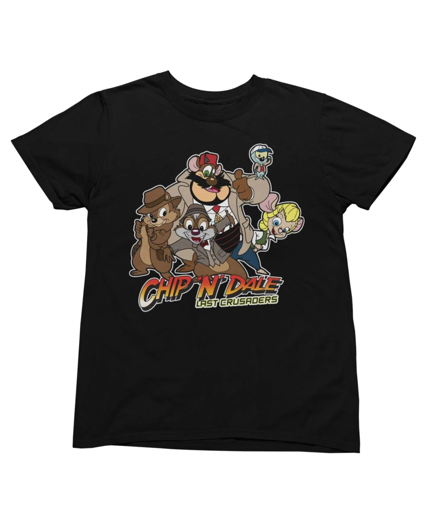 Top Notchy Chip N Dale Last Crusaders T-Shirt